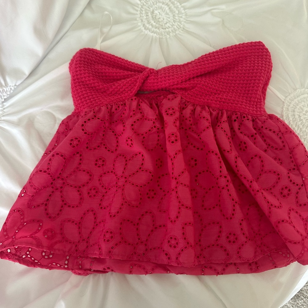 pink boutique twist top!